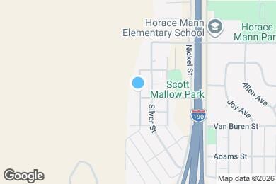 Map image of the property - 1614 Custer St
