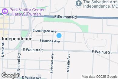 Map image of the property - 520 E Kansas Ave