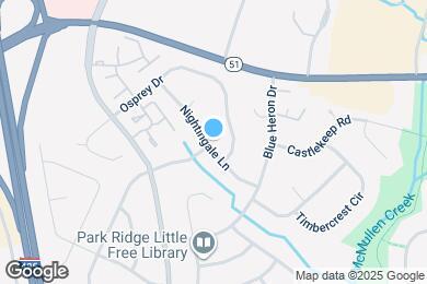 Map image of the property - 8800 Nightingale Ln