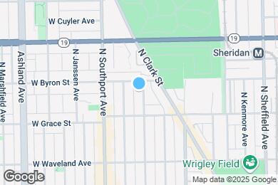 Map image of the property - 3832 N Lakewood Ave