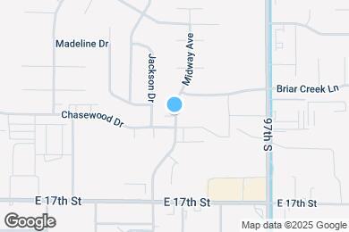 Map image of the property - 1374 Midway Ave