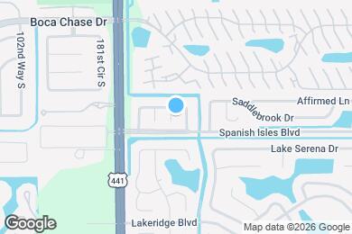 Map image of the property - 18437 Spanish Isles Pl