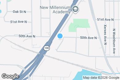 Map image of the property - 4937 Beard Ave N