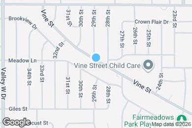 Map image of the property - 2816 Vine St