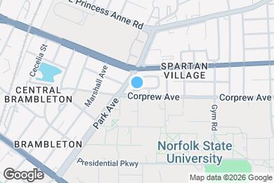 Map image of the property - 1618 Corprew Ave