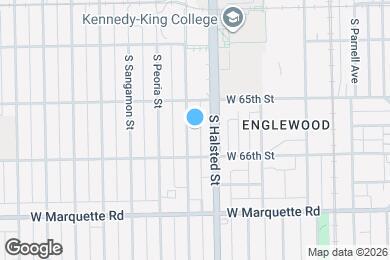 Map image of the property - 6531 S Green St