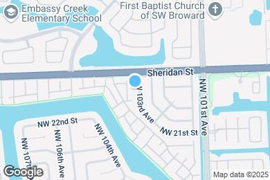 Map image of the property - 2400 NW 103rd Ave