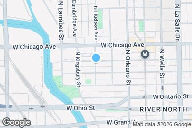 Map image of the property - 705 N Hudson Ave
