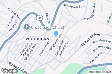 Map image of the property - 925 Ridgeway Ave