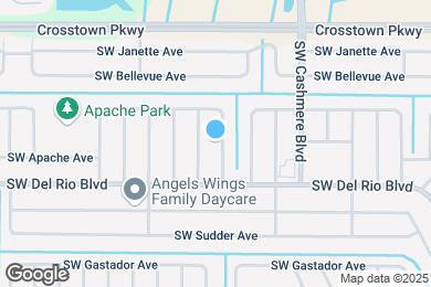 Map image of the property - 1742 SW Cremona St