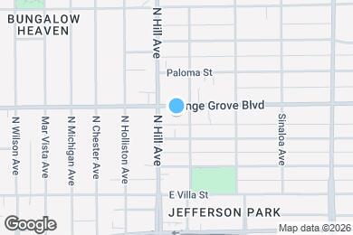Map image of the property - 1454 E Orange Grove Blvd