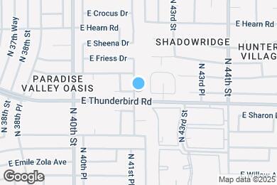 Map image of the property - 13809 N 41st Pl