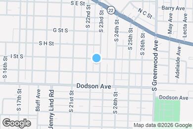 Map image of the property - 1008 S 23rd St