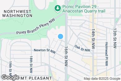 Map image of the property - 3446 Brown St NW
