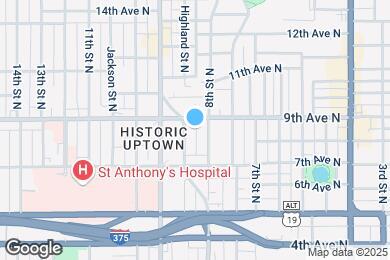 Map image of the property - 808 9th Ave N
