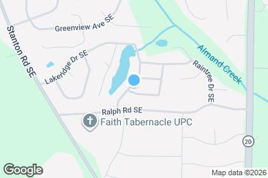 Map image of the property - 3000 Lakeridge Dr SE