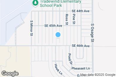 Map image of the property - 4518 S Aldredge St