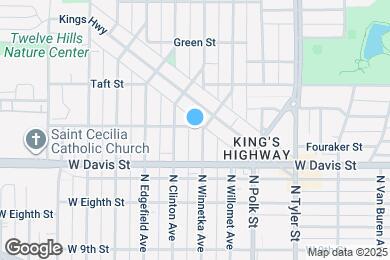 Map image of the property - 635 N Winnetka Ave
