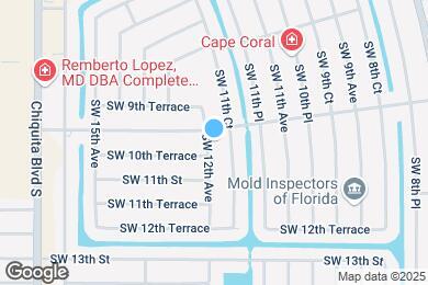 Map image of the property - 1005 SW 12th Ave