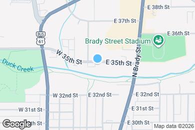 Map image of the property - 119 E 35th St