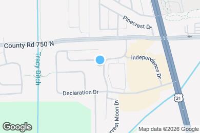 Map image of the property - 2162 Providence Dr