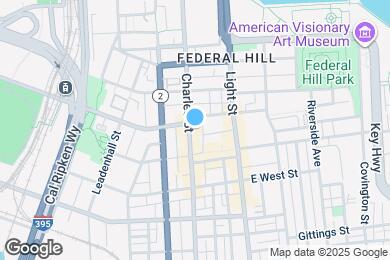 Map image of the property - 1015 S Charles St