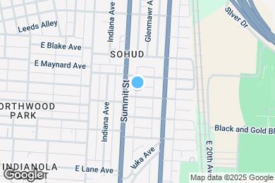 Map image of the property - 372 E Oakland Ave