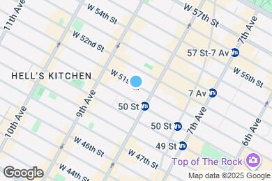 Map image of the property - 314 W 51st St