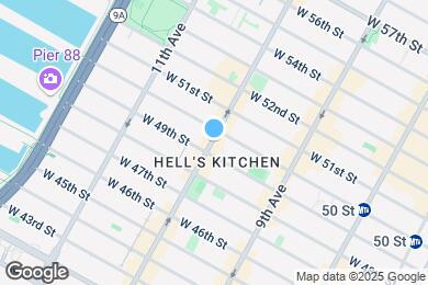 Map image of the property - 724 Tenth Ave (49th & 50th St), #5A