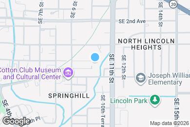 Map image of the property - 1027 SE 5th Ave