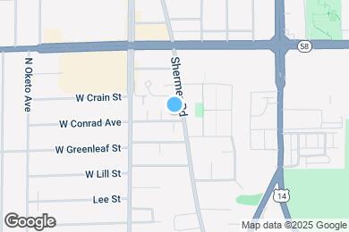 Map image of the property - 7108 W Niles Ave