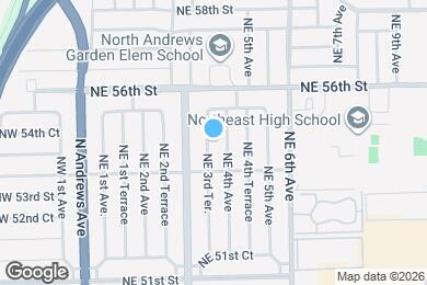 Map image of the property - 5408 NE 3rd Ter