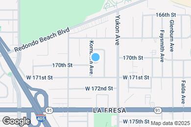 Map image of the property - 16926 Kornblum Ave