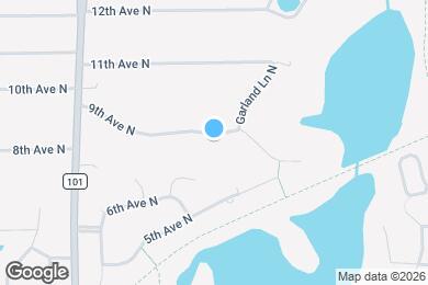 Map image of the property - 17035 9th Ave N
