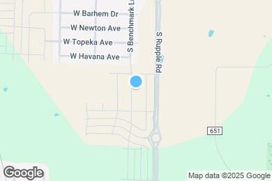 Map image of the property - 480 S Benchmark Ln