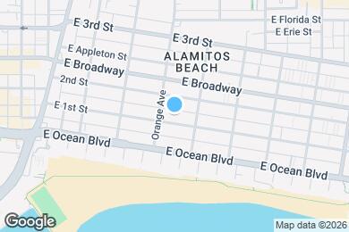 Map image of the property - 1227 E 1st St