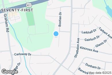 Map image of the property - 1308 Bostian Dr
