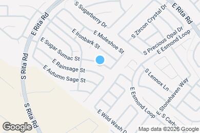 Map image of the property - 9164 E Sugar Sumac St