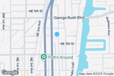 Map image of the property - 520 NE 7th Ave