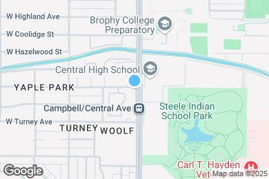 Map image of the property - Pavilions on Central Apartments