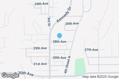 Map image of the property - 327 28th Ave