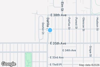 Map image of the property - 3560 Dahlia St