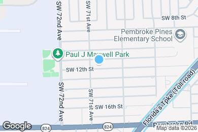Map image of the property - 7031 SW 12th St