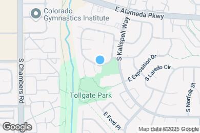 Map image of the property - 15814 E Exposition Dr