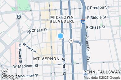 Map image of the property - 20 E Eager St