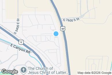 Map image of the property - 1387 S 3720 E