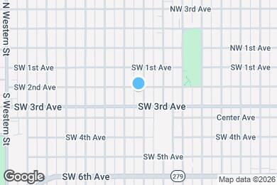 Map image of the property - 202 S Tennessee St