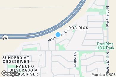 Map image of the property - 12047 W Dos Rios Dr
