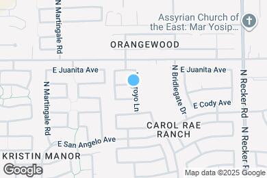 Map image of the property - 3675 E Caleb Way