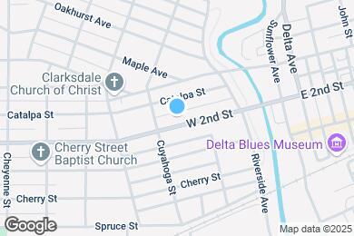 Map image of the property - 165 W 2nd St